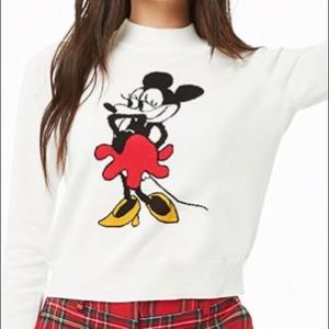 Forever 21 Disney Minnie Mouse Graphic Sweater